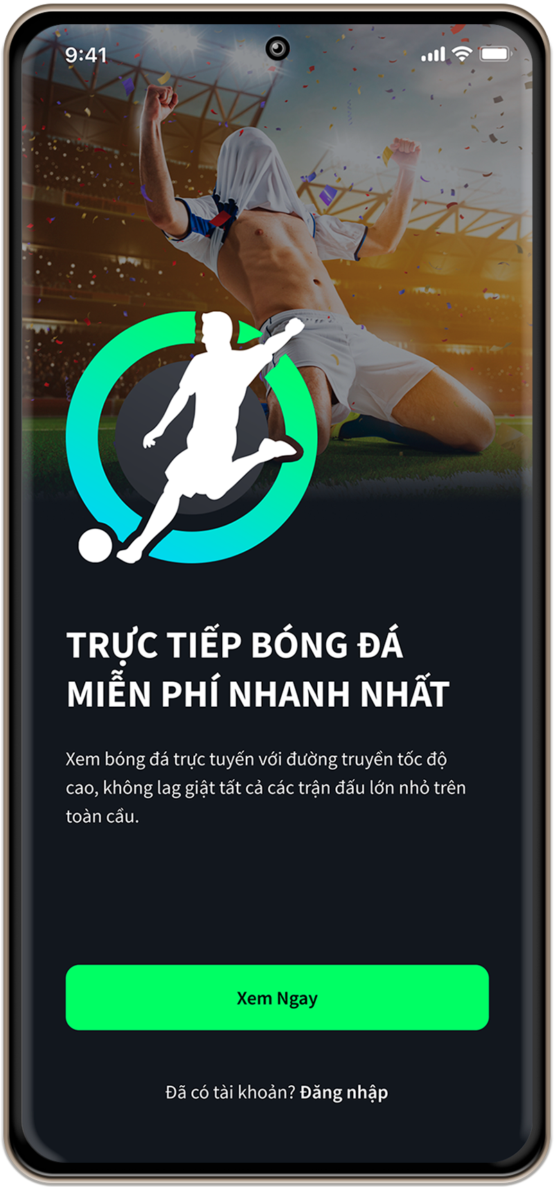 Xem bóng đá trực tuyến Vebo mobi Vebotv App